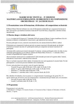 MAIORI MUSIC FESTIVAL - IV EDIZIONE - MASTERCLASS DI FORMAZIONE, DI DIREZIONE E DI COMPOSIZIONE