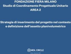 FONDAZIONE FIERA MILANO AREA 2 - Studio di Coordinamento Progettuale Unitario Strategia di inserimento del progetto nel contesto e definizione ...