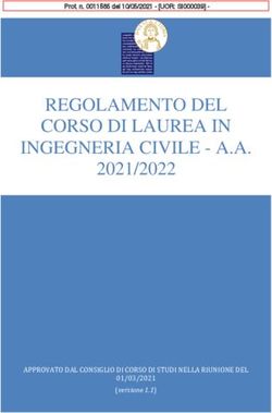 REGOLAMENTO DEL CORSO DI LAUREA IN INGEGNERIA CIVILE - A.A 2021/2022 - APPROVATO DAL CONSIGLIO DI CORSO DI STUDI NELLA RIUNIONE DEL