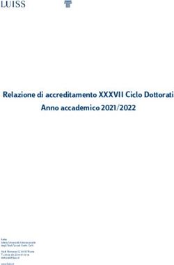 Relazione di accreditamento XXXVII Ciclo Dottorati Anno accademico 2021/2022