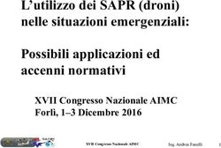 L'utilizzo dei SAPR (droni) nelle situazioni emergenziali: Possibili applicazioni ed accenni normativi - XVII Congresso Nazionale AIMC Forlì, 1-3 ...