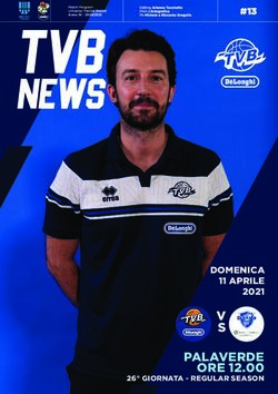 TVB NEWS - PALAVERDE ORE 12.00 - Treviso Basket