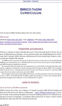 ENRICO PASINI CURRICULUM - CNR