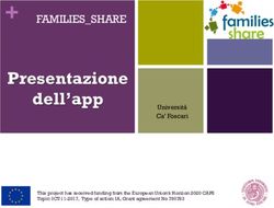 Presentazione dell'app - FAMILIES_SHARE Universit&agrave; Ca' Foscari - Families Share