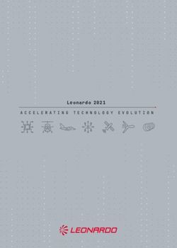 Leonardo 2021 ACCELERATING TECHNOLOGY EVOLUTION