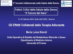 Gli Effetti Collaterali della Terapia Adiuvante