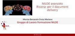 NILDE avanzato Risorse per il document - delivery NILDE: non solo trucchi collaborare, condividere, crescere