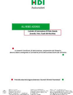 ALL RISKS AZIENDE - HDI Assicurazioni