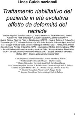 Trattamento riabilitativo del paziente in et&agrave; evolutiva affetto da deformit&agrave; del rachide