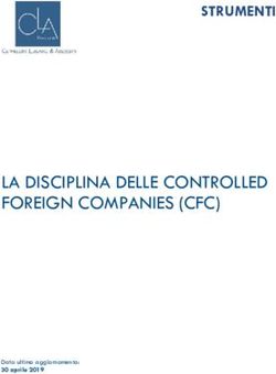 LA DISCIPLINA DELLE CONTROLLED FOREIGN COMPANIES (CFC) - STRUMENTI - CLA ...