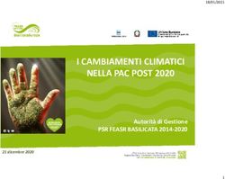 I CAMBIAMENTI CLIMATICI NELLA PAC POST 2020 - Autorit&agrave; di Gestione PSR FEASR BASILICATA 2014-2020 - Rete ...