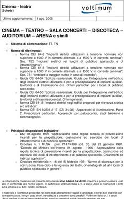 CINEMA - TEATRO - SALA CONCERTI - DISCOTECA