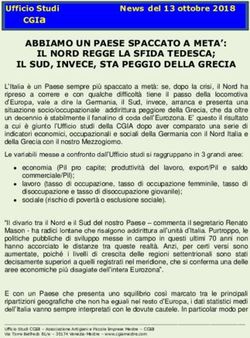 ABBIAMO UN PAESE SPACCATO A META': IL NORD REGGE LA SFIDA TEDESCA; IL SUD, INVECE, STA PEGGIO DELLA GRECIA