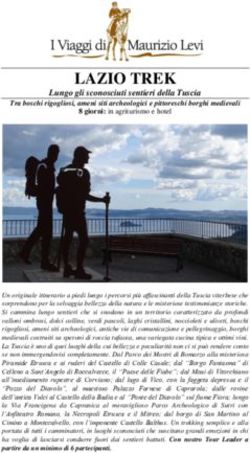 LAZIO TREK Lungo gli sconosciuti sentieri della Tuscia - I Viaggi ...