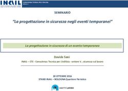 "La progettazione in sicurezza negli eventi temporanei" - Inail