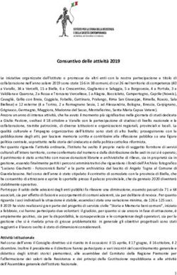 CONSUNTIVO DELLE ATTIVITÀ 2019 - STORIA900BIVC