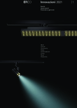 Innovazioni 2021 |1 - ERCO