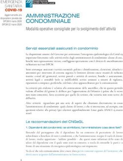 AMMINISTRAZIONE CONDOMINIALE - Modalità operative consigliate per lo svolgimento dell'attività