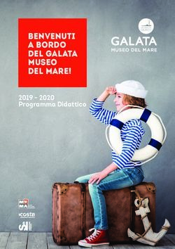 Benvenuti A BORDO 2019 - 2020 Programma Didattico - C-Way