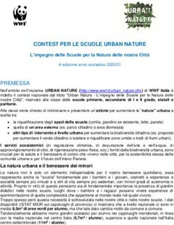 CONTEST PER LE SCUOLE URBAN NATURE - WWF