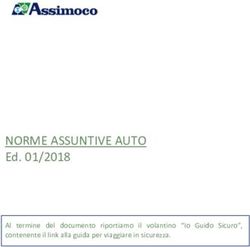 NORME ASSUNTIVE AUTO Ed. 01/2018 - Al termine del documento riportiamo il volantino "Io Guido Sicuro", contenente il link alla guida per viaggiare ...