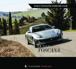 TOSCANA GT TOUR - RALLY PASSIONE FERRARI CLUB - Apgrade