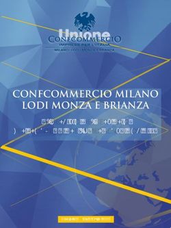 CONFCOMMERCIO MILANO LODI MONZA E BRIANZA - AL SERVIZIO DEL TERZIARIO PER FRONTEGGIARE L'EMERGENZA COVID-19