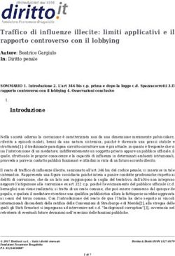Traffico di influenze illecite: limiti applicativi e il rapporto controverso con il lobbying