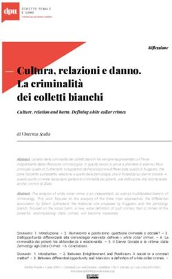 Cultura, relazioni e danno. La criminalit&agrave; dei colletti bianchi