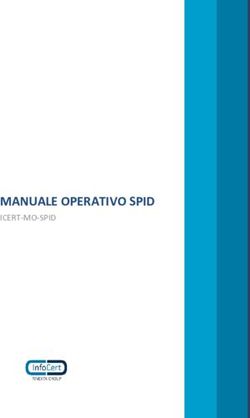 MANUALE OPERATIVO SPID - ICERT-MO-SPID - AGID