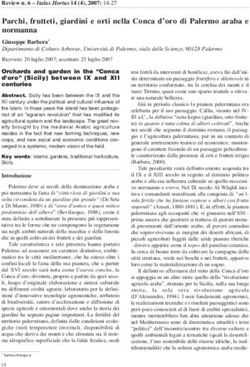 Parchi, frutteti, giardini e orti nella Conca d'oro di Palermo araba e normanna