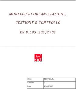 MODELLO DI ORGANIZZAZIONE, GESTIONE E CONTROLLO EX D.LGS. 231/2001 - ICT Consulting