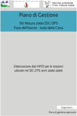 Piano di Gestione Siti Natura 2000 ZSC/ZPS Foce dell'Isonzo - Isola della Cona - Elaborazione dati MITO per le stazioni ubicate nel SIC-ZPS: anni ...