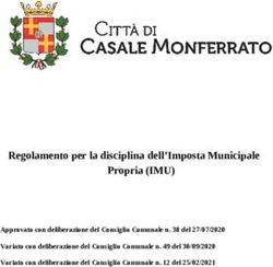 Regolamento per la disciplina dell'Imposta Municipale Propria (IMU) - Comune di ...
