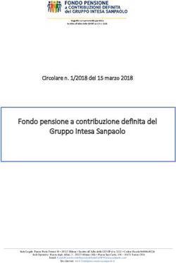 Fondo pensione a contribuzione definita del Gruppo Intesa Sanpaolo