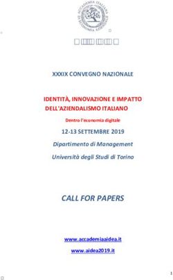 CALL FOR PAPERS - XXXIX CONVEGNO NAZIONALE IDENTIT&Agrave;, INNOVAZIONE E IMPATTO DELL'AZIENDALISMO ITALIANO 12-13 SETTEMBRE 2019 - Aidea2019