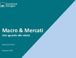 Macro & Mercati Uno sguardo alle valute - Alessandro Tentori Novembre 2021 - AXA IM Italia