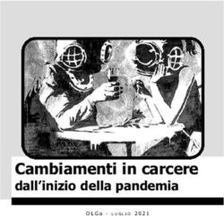 Cambiamenti in carcere - dall'inizio della pandemia - Autprol