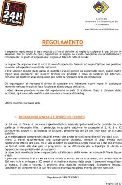 REGOLAMENTO - 24H Finale Ligure