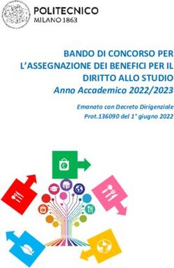 BANDO DI CONCORSO PER L'ASSEGNAZIONE DEI BENEFICI PER IL DIRITTO ALLO STUDIO - Anno Accademico 2022/2023 Emanato con Decreto Dirigenziale ...