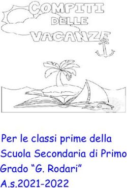 Per le classi prime della Scuola Secondaria di Primo Grado "G. Rodari" A.s.2021-2022