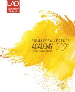 Academy 2021 PRIMAVERA /ESTATE - Firenze, Marzo-Settembre - Le Arti Orafe