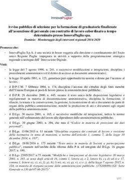 Avviso pubblico di selezione per la formazione di graduatorie finalizzate all'assunzione di personale con contratto di lavoro subordinato a tempo ...