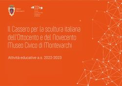 Dell'Ottocento e del Novecento - Il Cassero per la scultura italiana - Attivit&agrave; educative a.s. 2022-2023
