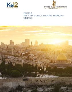ISRAELE TEL AVIV E GERUSALEMME, TREKKING URBANO