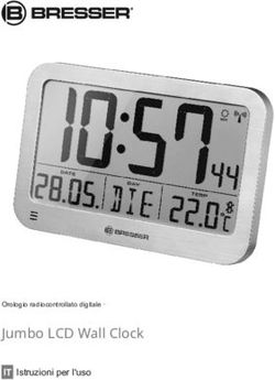 Jumbo LCD Wall Clock IT Istruzioni per l'uso - Orologio radiocontrollato digitale - Bresser