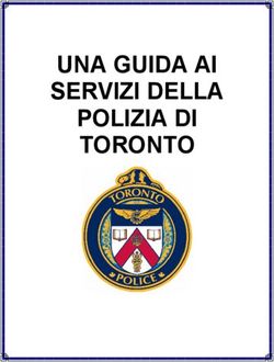UNA GUIDA AI SERVIZI DELLA POLIZIA DI TORONTO