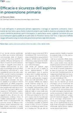 Efficacia e sicurezza dell'aspirina in prevenzione primaria