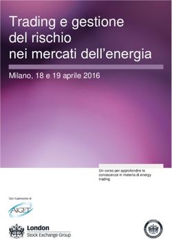 Trading e gestione del rischio nei mercati dell'energia - Milano, 18 e 19 aprile 2016