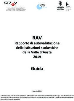 RAV Rapporto di autovalutazione delle istituzioni scolastiche della Valle d'Aosta - Scuole.Vda